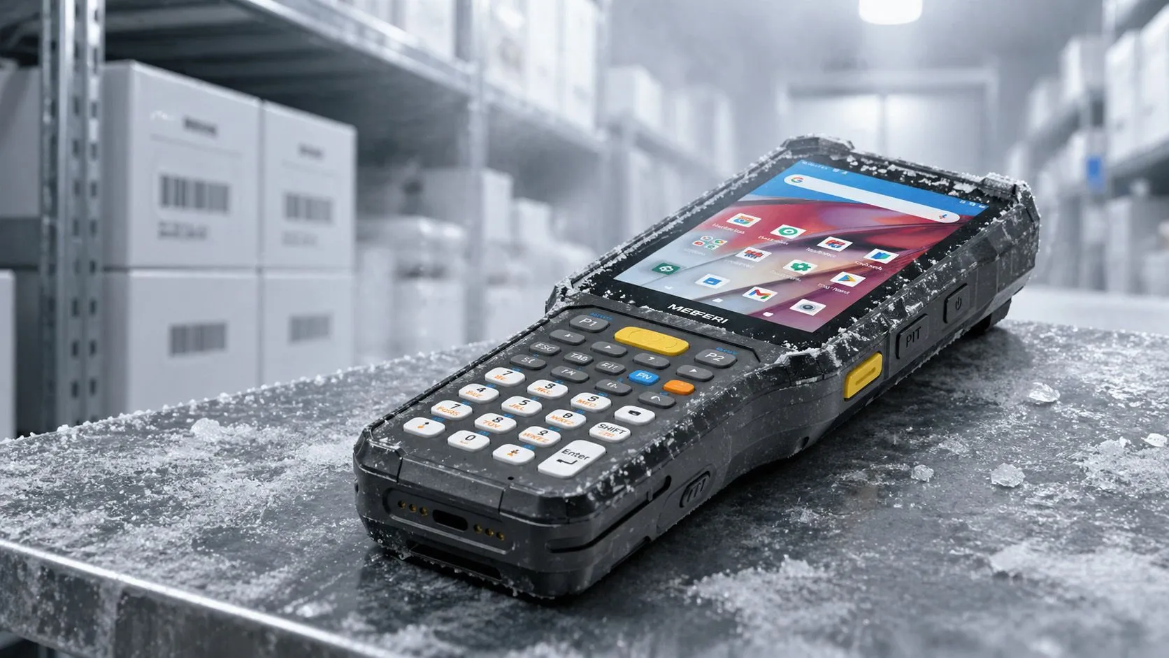 Промышленный терминал сбора данных (ТСД) для работы на морозе
