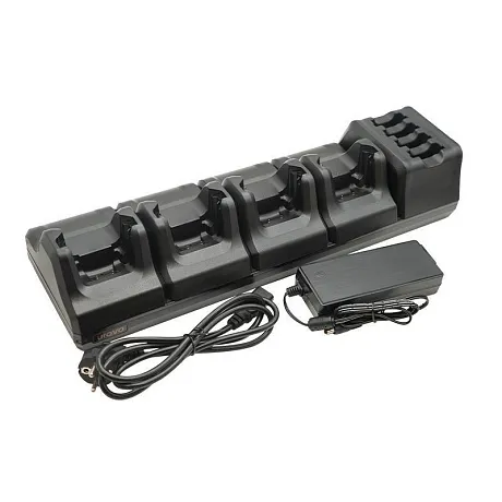 Зарядная станция для DT40 / 4 слота для ТСД + 4 слота для АКБ / зарядка без чехла / Charger station for DT40 (4 slots Terminals + 4 slots batteries)