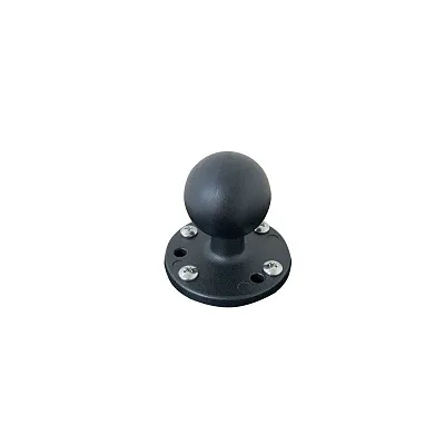 Крепление на погрузчик, шарнир 1.5 дюйм, круглое основание / 1,5" metal rotating head with round base