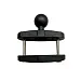 Крепление на погрузчик, зажимное плоское, с шарниром 1.5 дюйм / 1,5" metal rotating head with clamp base mount