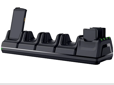 Зарядная станция для DT50 / 4 слота для ТСД + 4 слота для АКБ / зарядка без чехла / Charger station for DT50 (4 slots Terminals + 4 slots batteries)